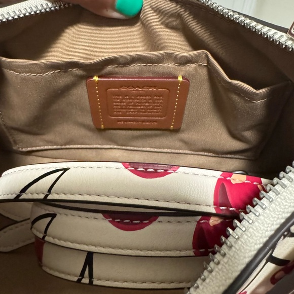 Coach Cherry Terry Shoulder Bag - Picture 11 of 11